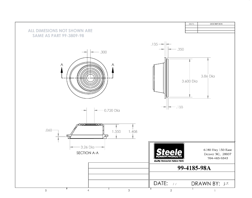 Borgeson 32697017 Steering Column Shaft - image 2