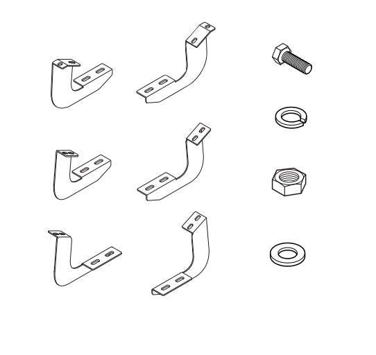 Raptor RB-0401-BK Running Board Mounting Kit