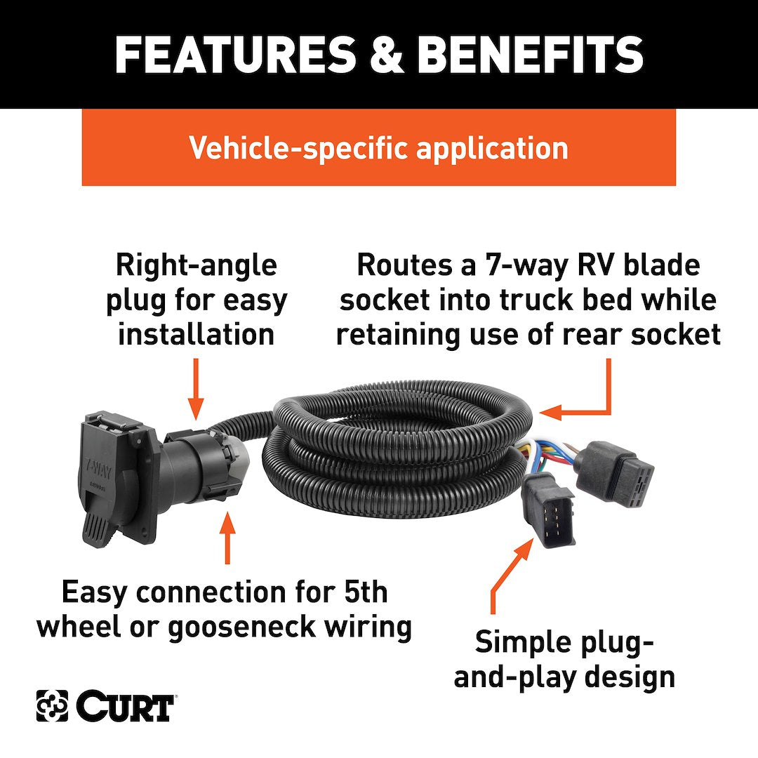 Curt 56071 Trailer Wiring Connector - image 2