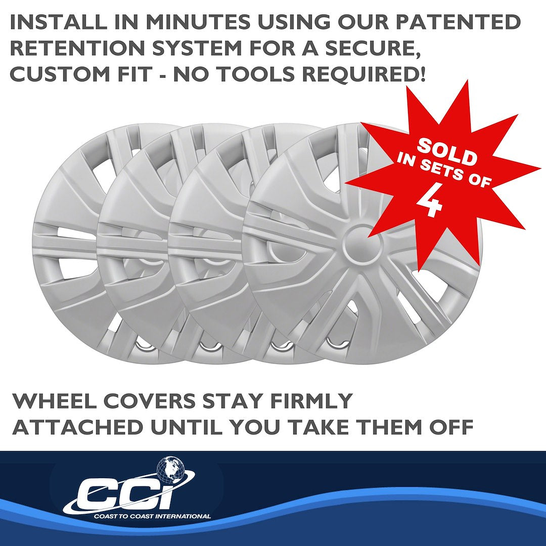 Coast To Coast 49514S Mirage Silver Wheel Covers - image 5