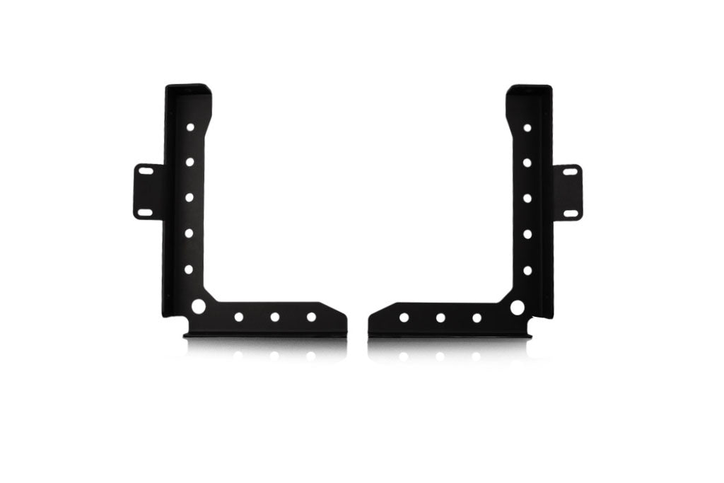 Cali Raised LED CR3610 Black Bed Channel Supports, Pair - image 1