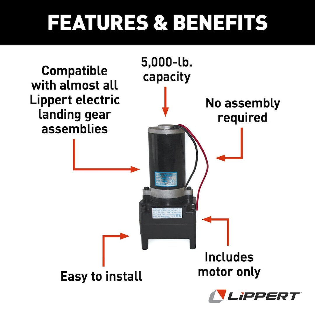 Lippert Components 141893 Trailer Landing Gear Motor - image 4