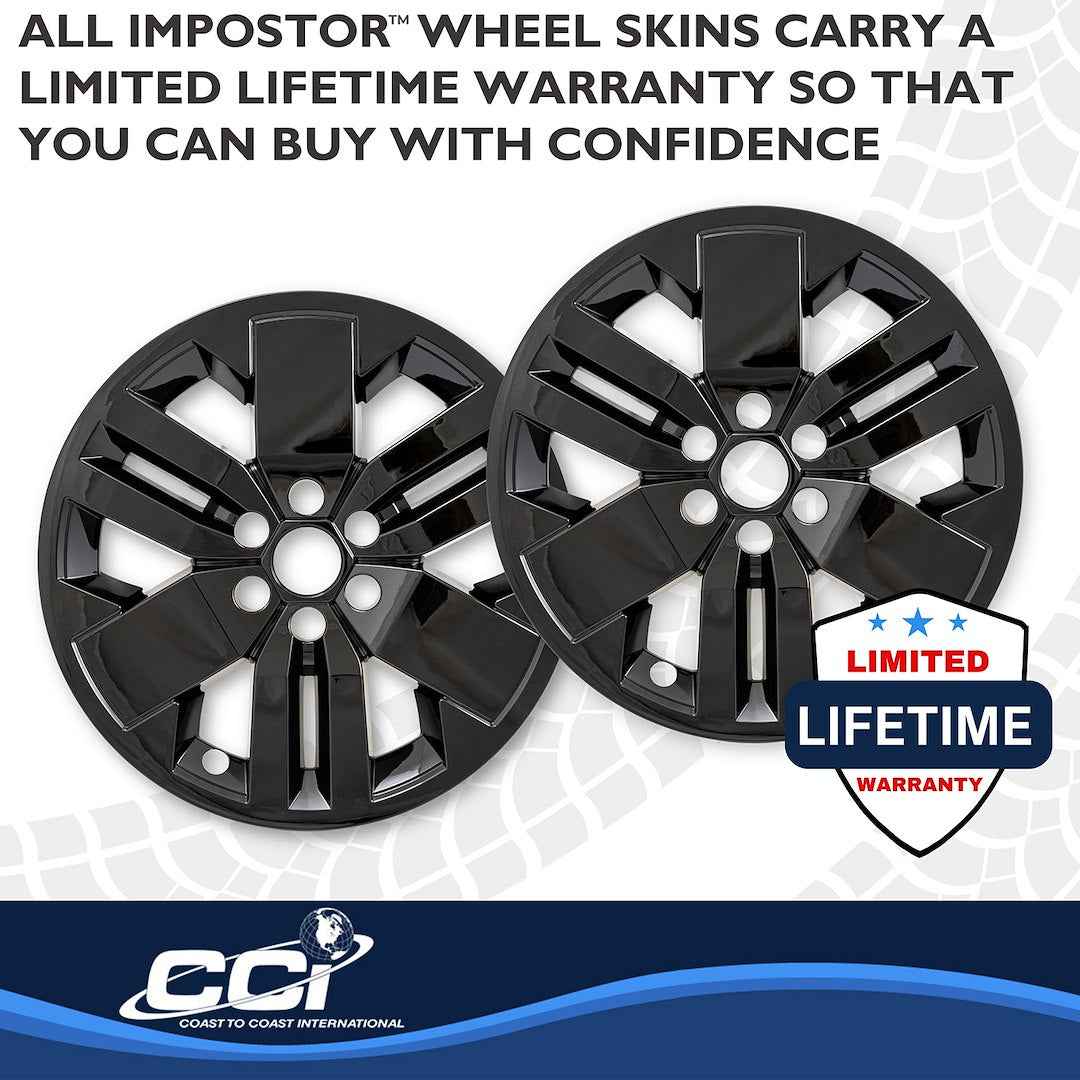 Coast To Coast IMP529BLK Black 17-Inch Wheel Skins, No Caps