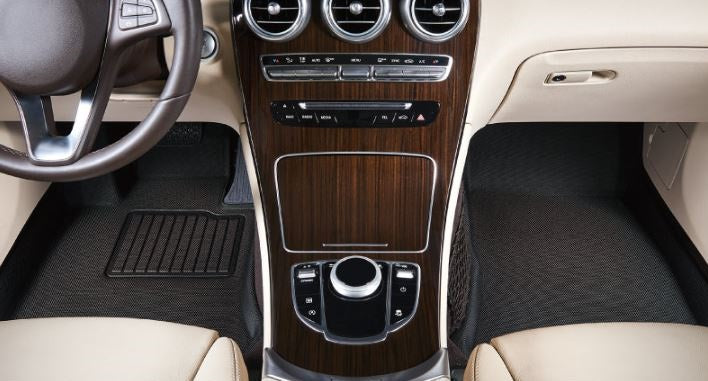 3D Mats KAGU Floor Liner Thermoplastic Rubber Of Carbon Fiber Texture L1HD13401509 - image 3
