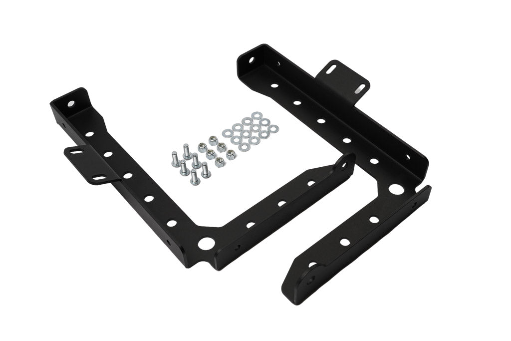 Cali Raised LED CR3610 Black Bed Channel Supports, Pair - image 2