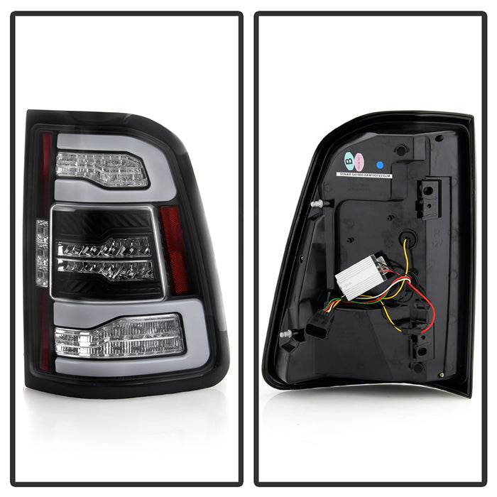 Spyder 5087294 Black LED Tail Light for Halogen-Model Applications
