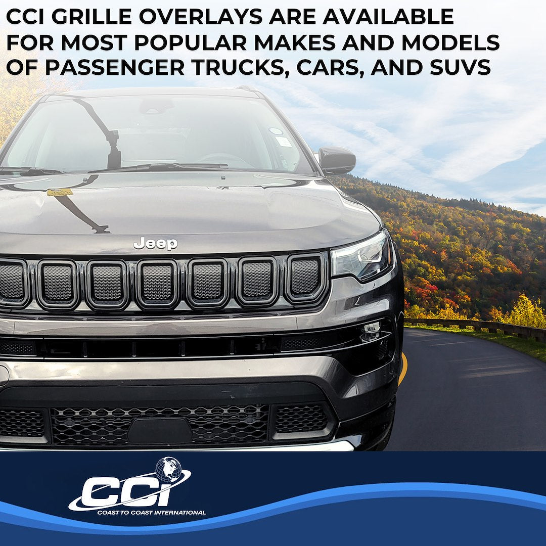 Coast To Coast GI194BLK Seven-Piece Black Bar Grille Overlay - image 6