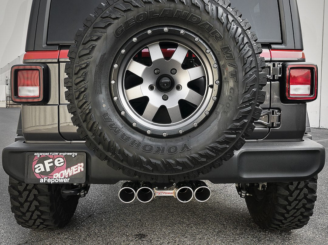 Advanced FLOW Engineering Rebel Cat-Back System Single Quad Exhaust System Kit 49-38071-P - image 7
