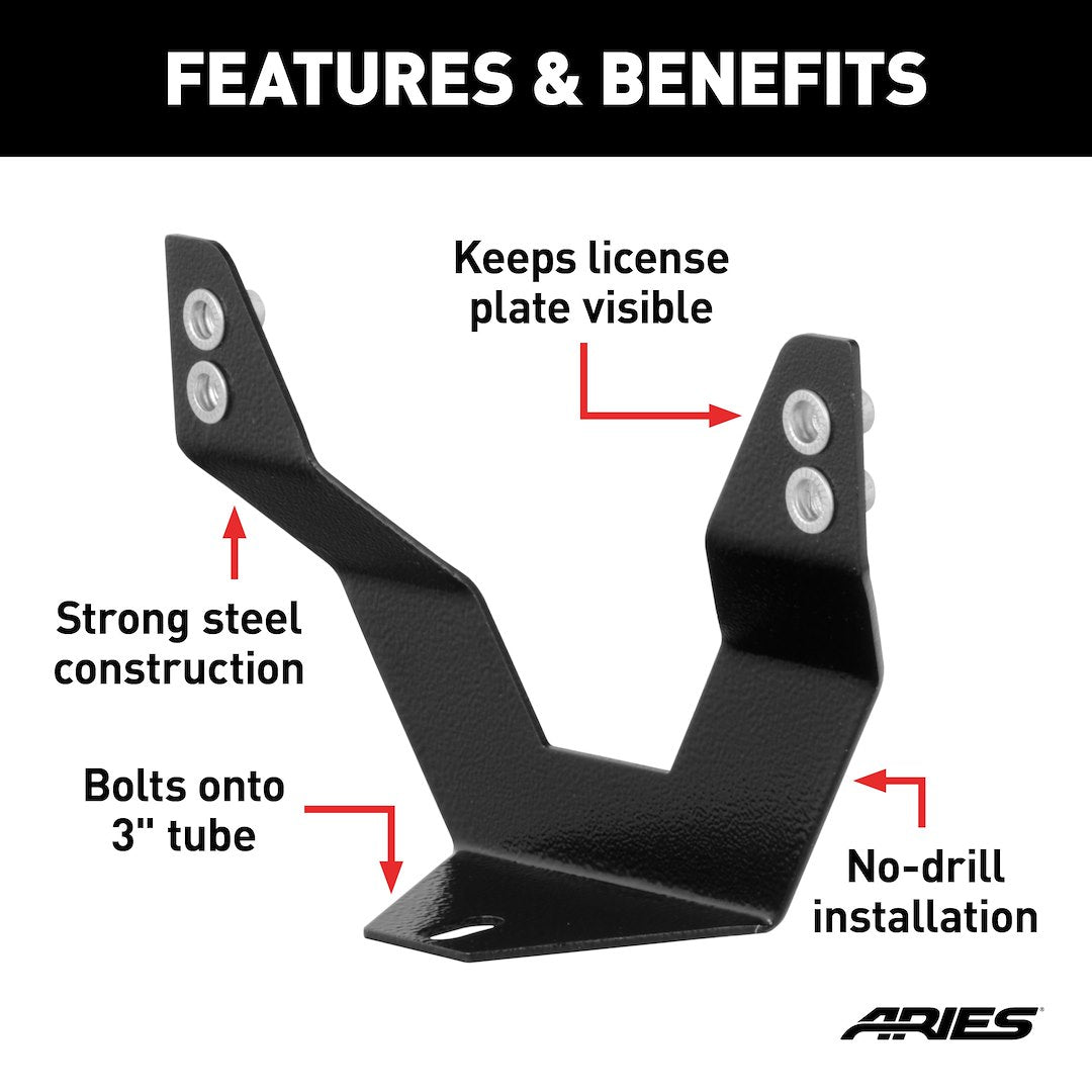 Aries 35-0000 License Plate Bracket - image 3