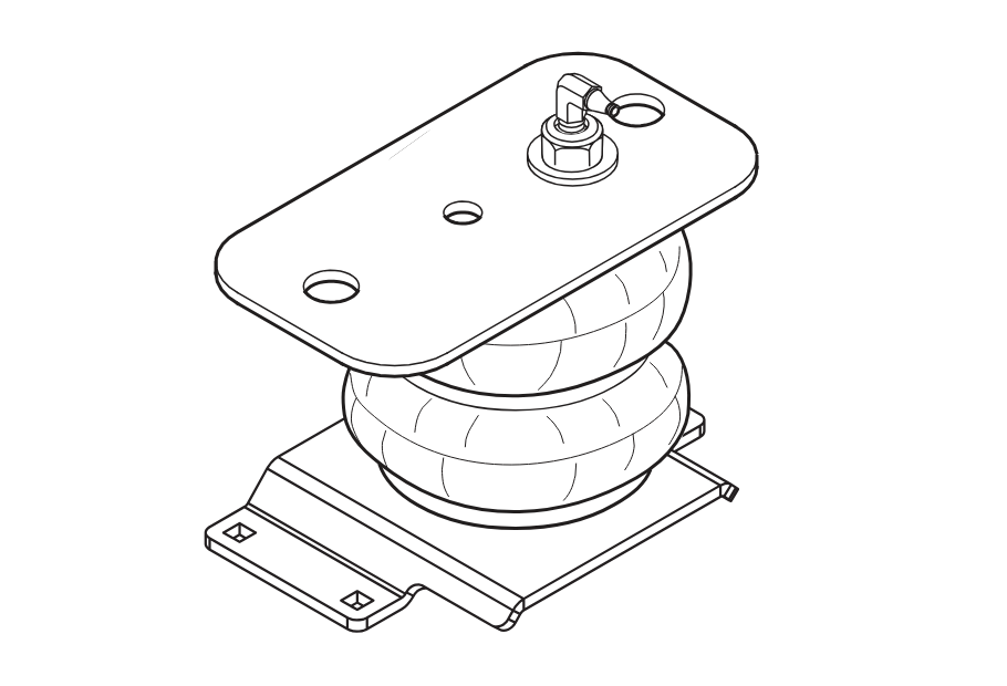 Firestone Industrial 2445 Helper Spring Kit - image 2