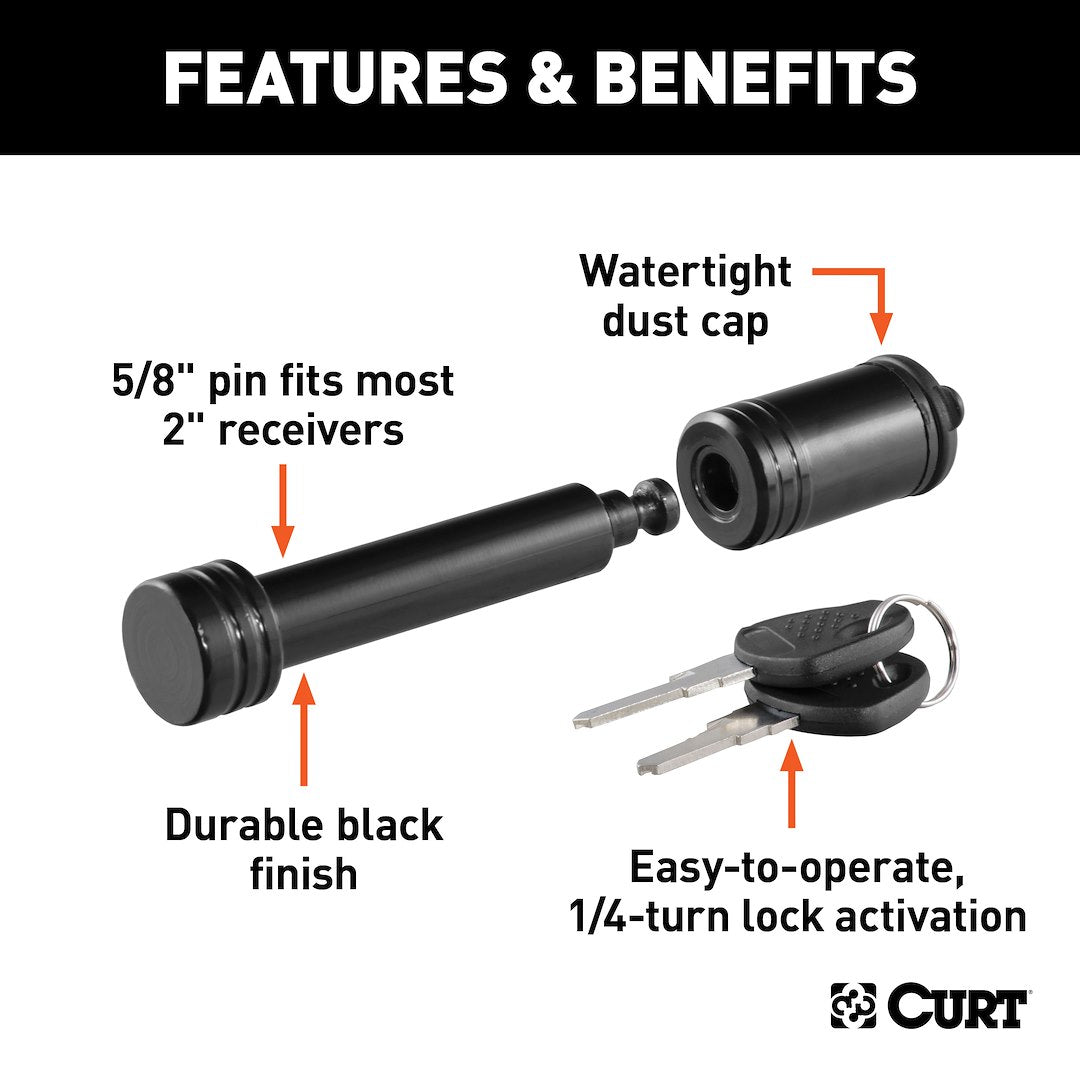 Curt 23518 Trailer Hitch Pin - image 2