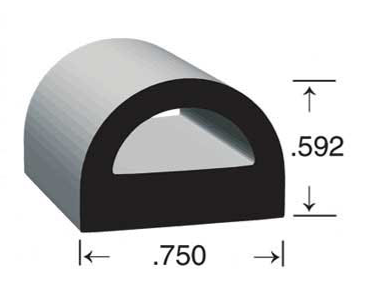 Clean Seal 125h2-50 Multi Purpose Weather Stripping - image 1