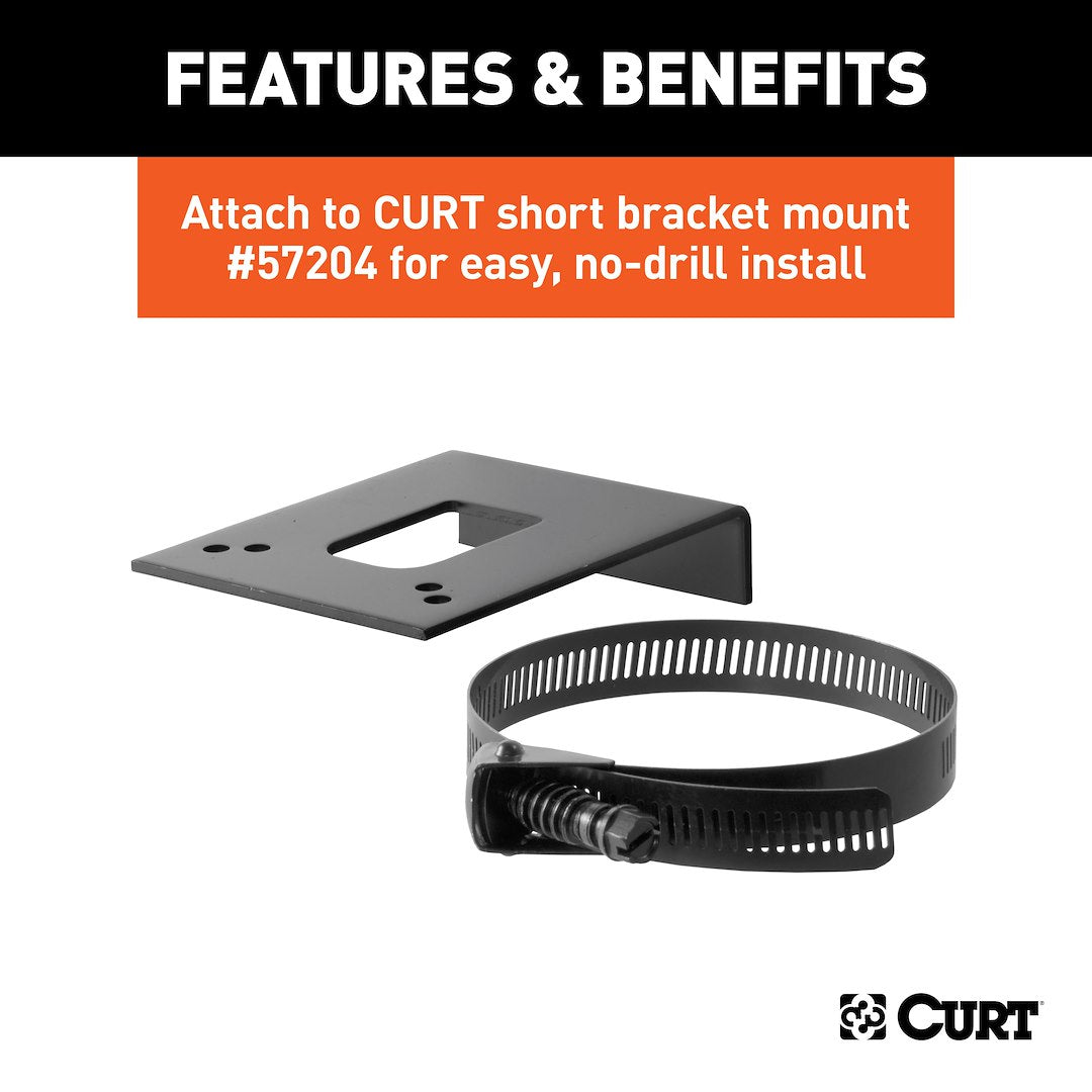 CURT Trailer Wiring Connector Mounting Bracket (58303)