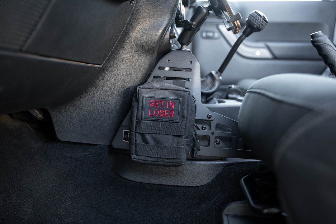 DV8 Offroad CCJK-01 Jeep JK Steel MOLLE Console Organizer