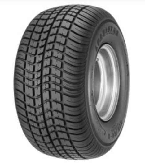 Americana 3H460 205/65-10 Trailer Tire and White Wheel Assembly