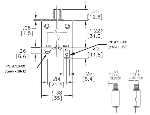 Egis 4710-03 Electrical Circuit Breaker
