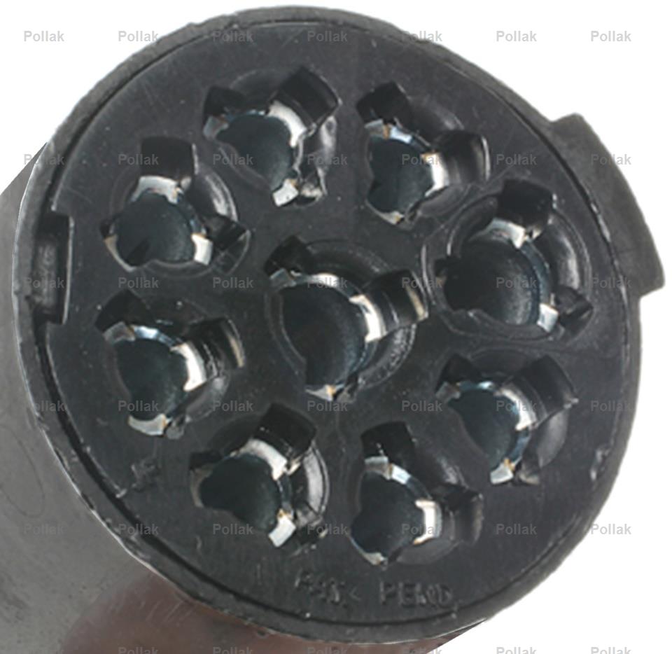Pollak Semi-universal 9 Blade Trailer Wiring Connector (12906)