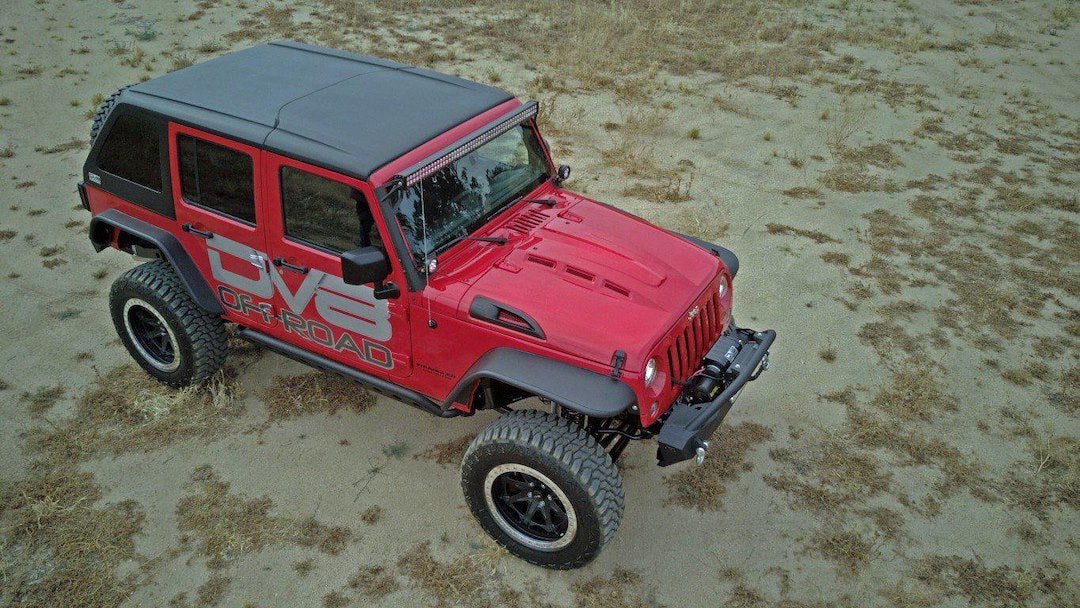 DV8 Offroad HDMB07-02 Black Vented Heat-Dispersion Hood