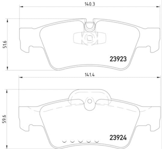 Hella Pagid 355011421 Low-Metallic Disc Brake Pad Set