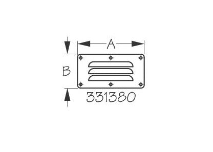 Sea Dog 331380 Boat Vent Cover