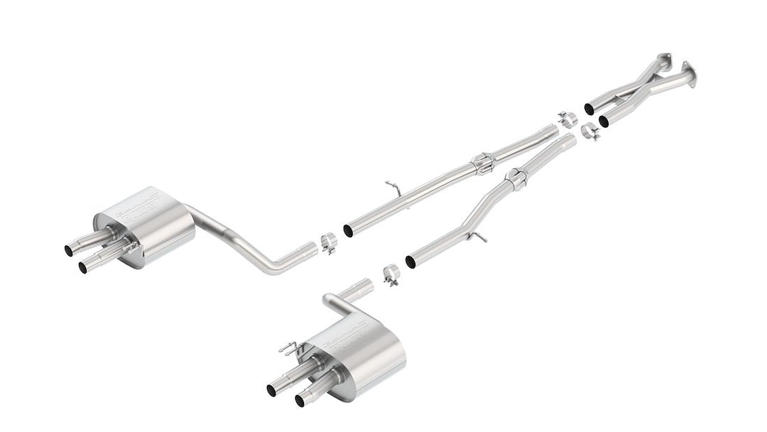 Borla Exhaust System Kit Cat Back System Dual Dual Exhaust System Kit 140736 - image 1