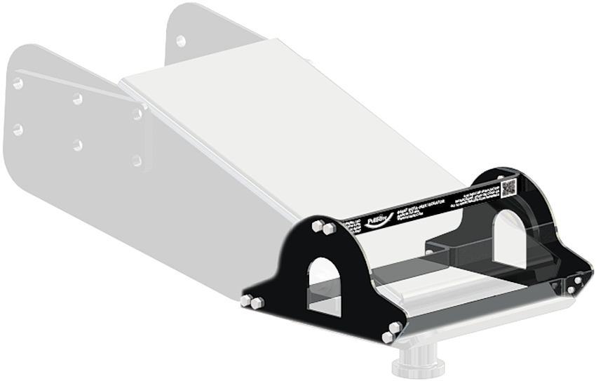 Pullrite 4447 Fifth Wheel Trailer Hitch Pin Box Adapter