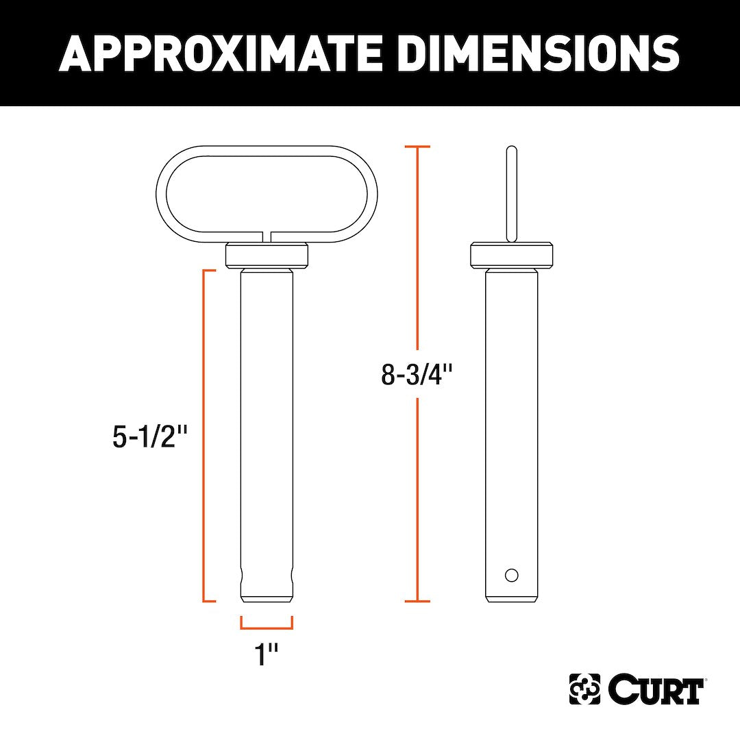 Curt 45803 Trailer Hitch Pin Clip - image 2