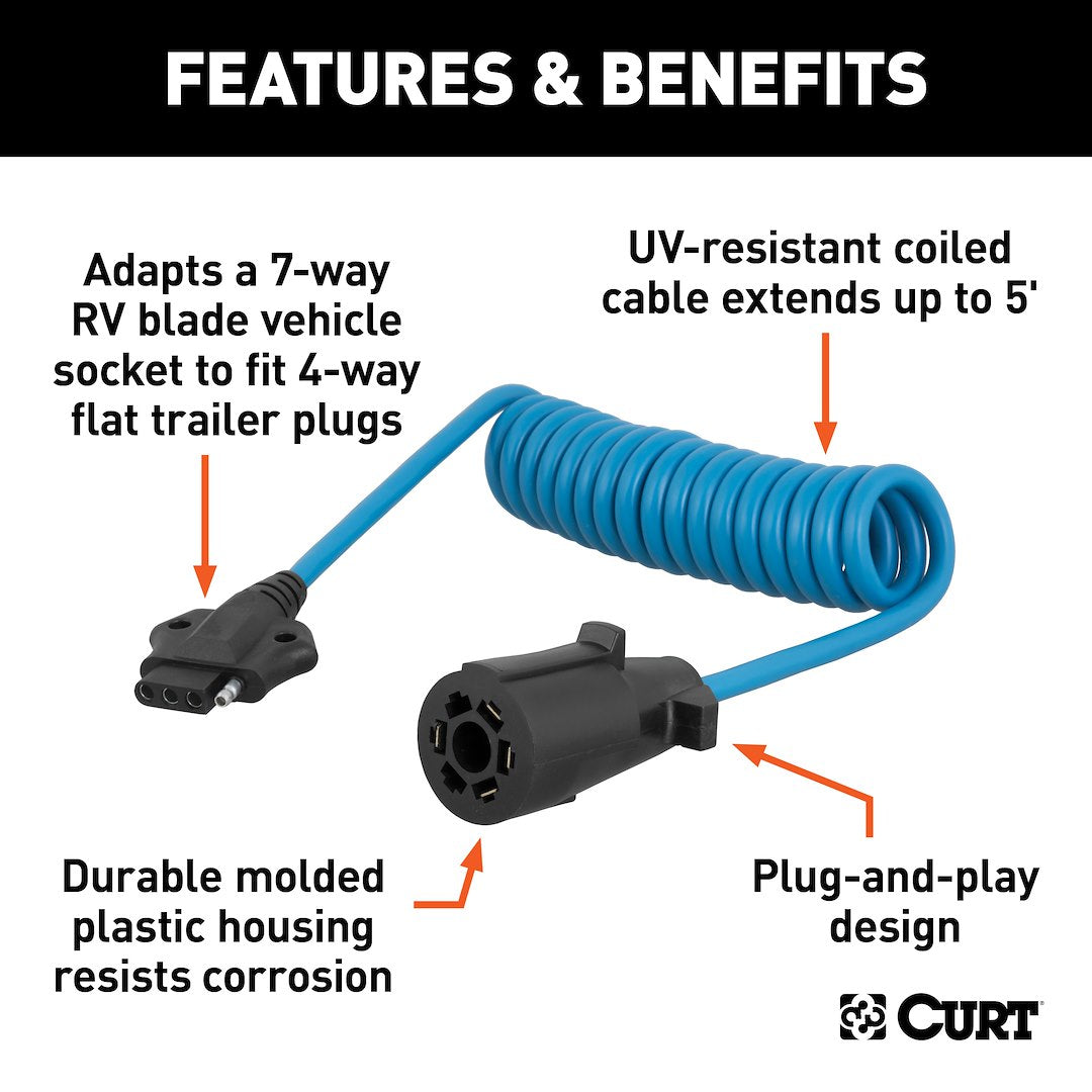 Curt 57271 Trailer Wiring Connector Adapter - image 4