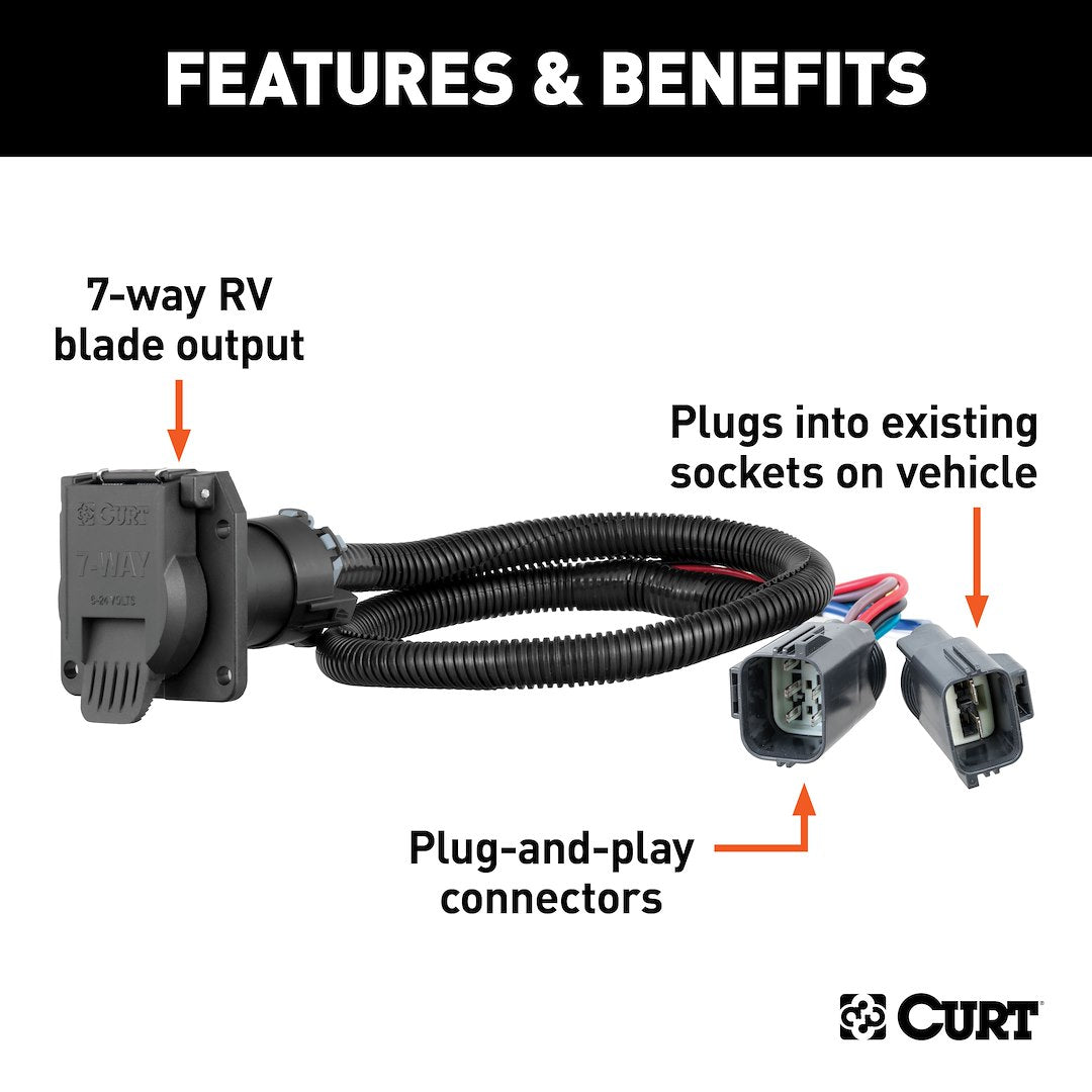 Curt 56443 Trailer Wiring Connector - image 3