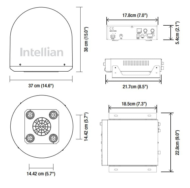 Intellian B4-209ss i2 Satellite TV System