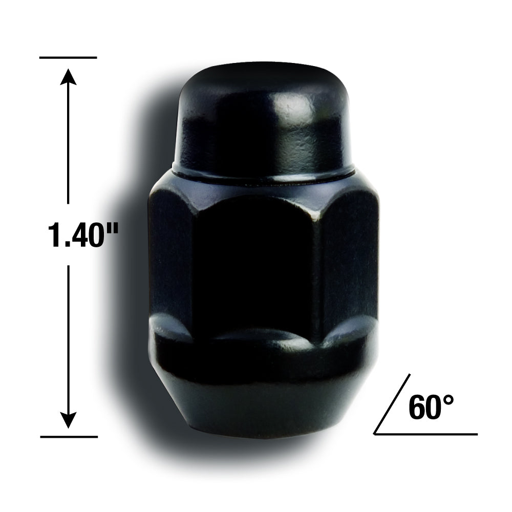 Gorilla 91177BCB Bulge Acorn Lug Nuts, 7/16-20, 4 Pack