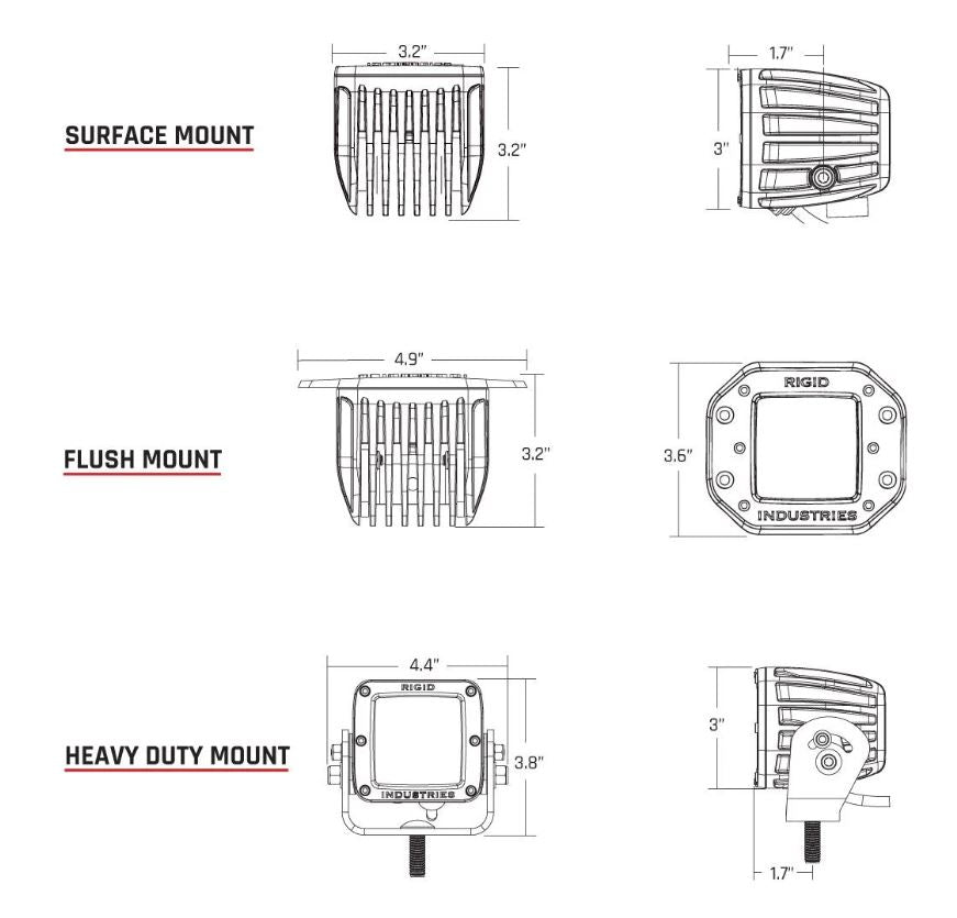 Rigid Lighting 512313 Driving/ Fog Light - image 3