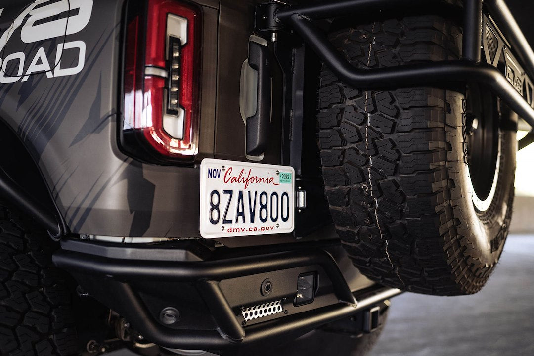 DV8 Offroad LPBR-03 Bronco Rear License-Plate Relocation