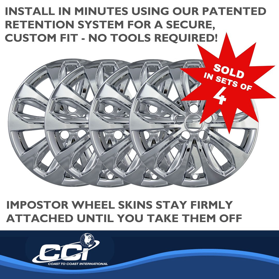 Coast To Coast IMP353X Chrome Sonata Impostor Wheel Skins - image 4