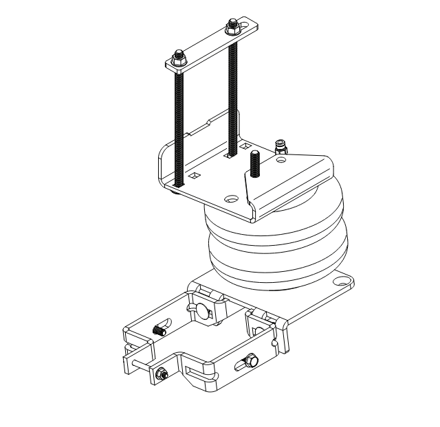 Firestone Industrial 2627 Helper Spring Kit - image 2