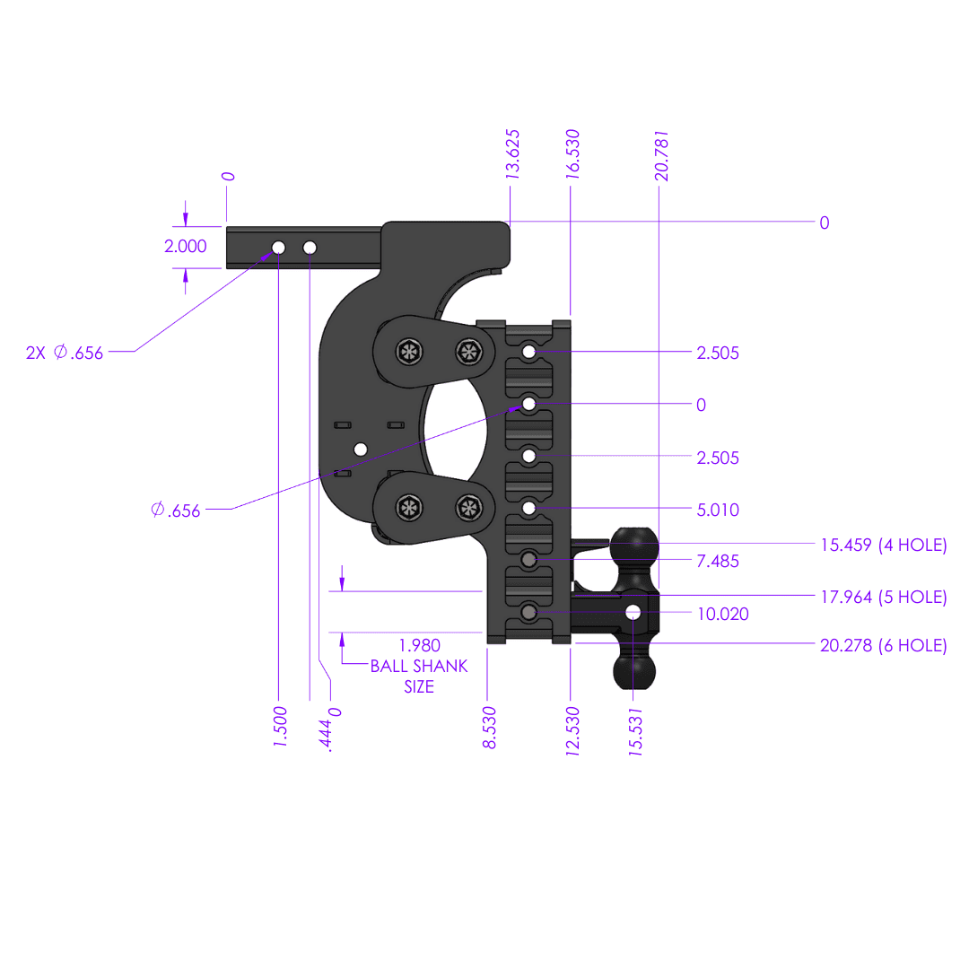 Gen-Y Hitch Gh-1226 Trailer Hitch Ball Mount - image 8