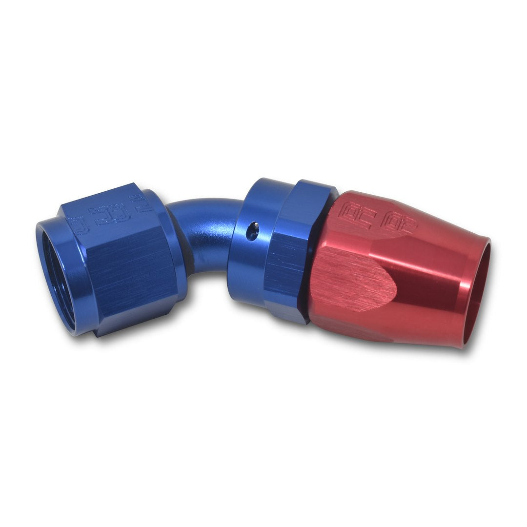 Russell 610080 Full Flow 45° Crimp-On Hose End, -4 AN