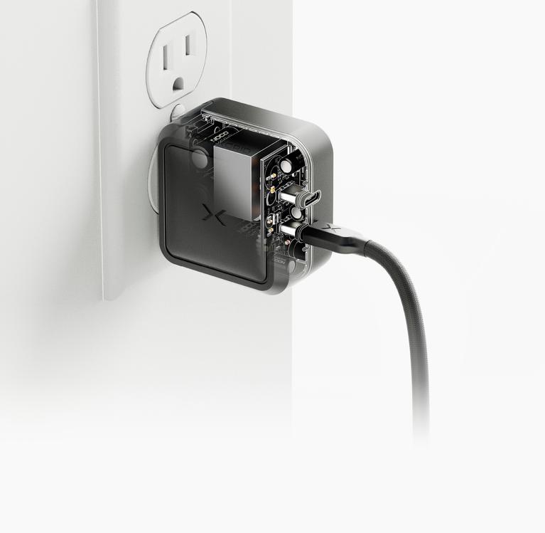 NOCO X65B Cargador de pared dual USB-C de 65W, Negro