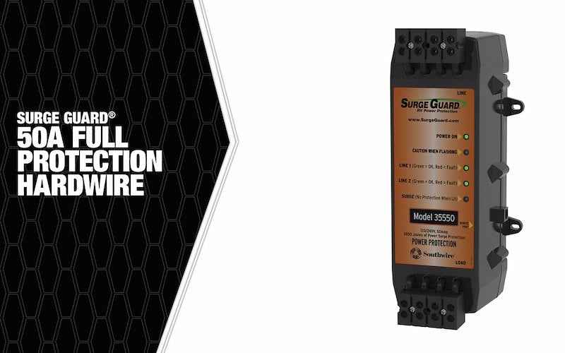 Surge Guard 35550 Hardwired RV Surge Protector – 50 Amp