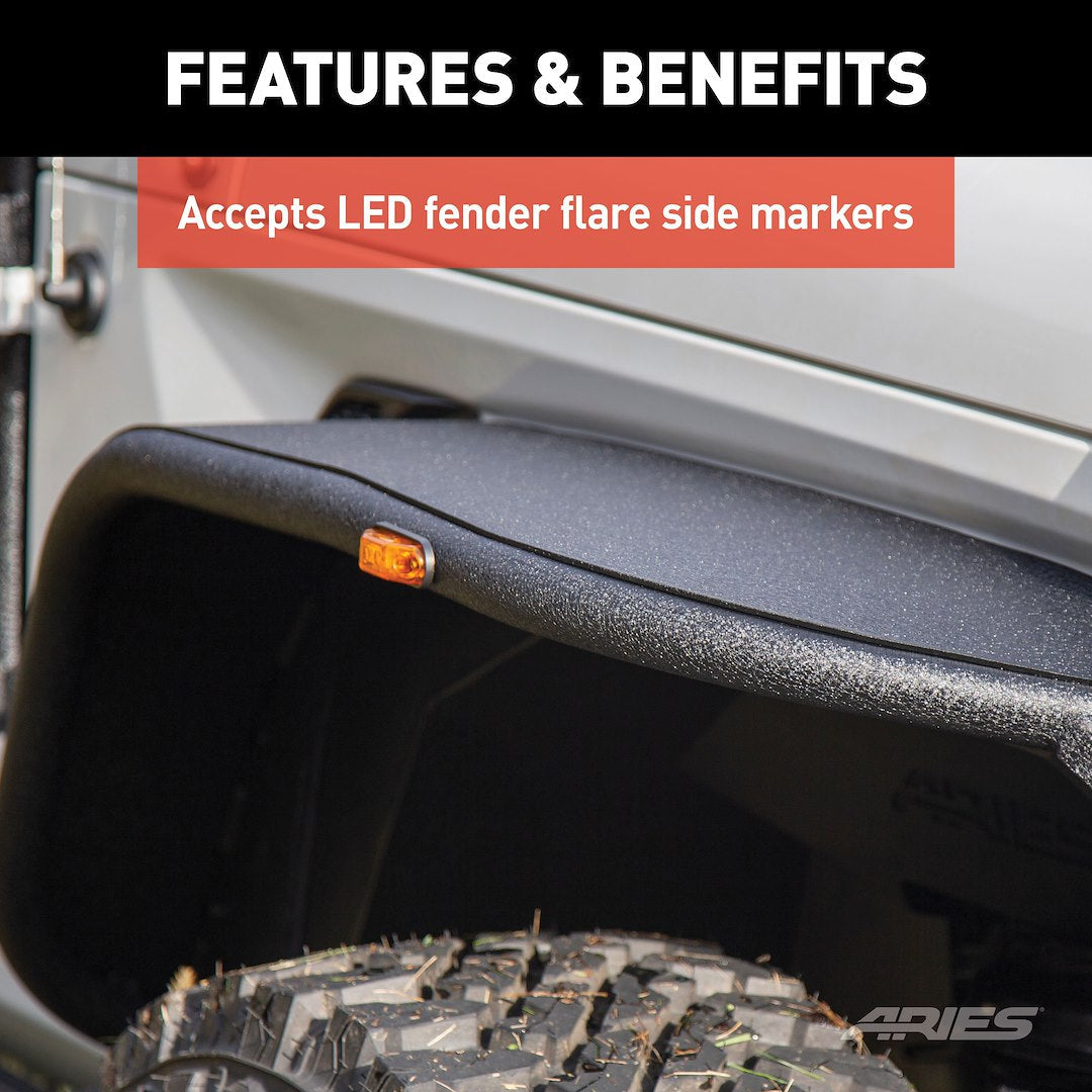 Aries Flat Style Fender Flare 1500203 - image 7