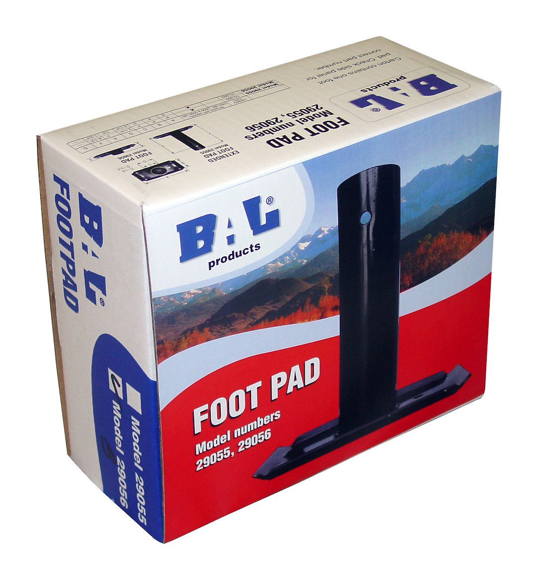 Bal Rv 29055b Trailer Tongue Jack Foot Plate - image 2
