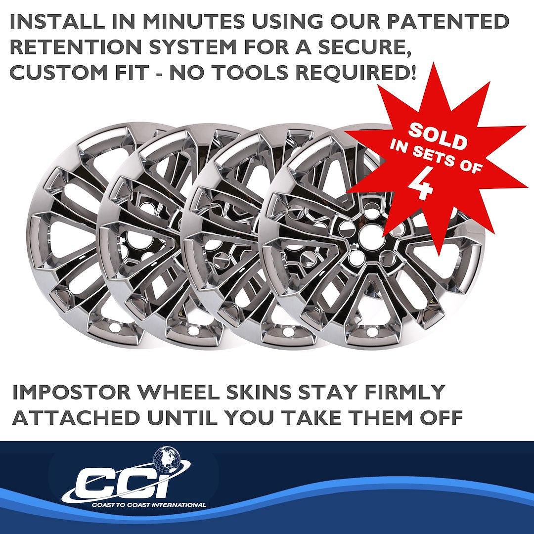 Coast To Coast IMP462X Escape Chrome 17-Inch Wheel Skins - image 4
