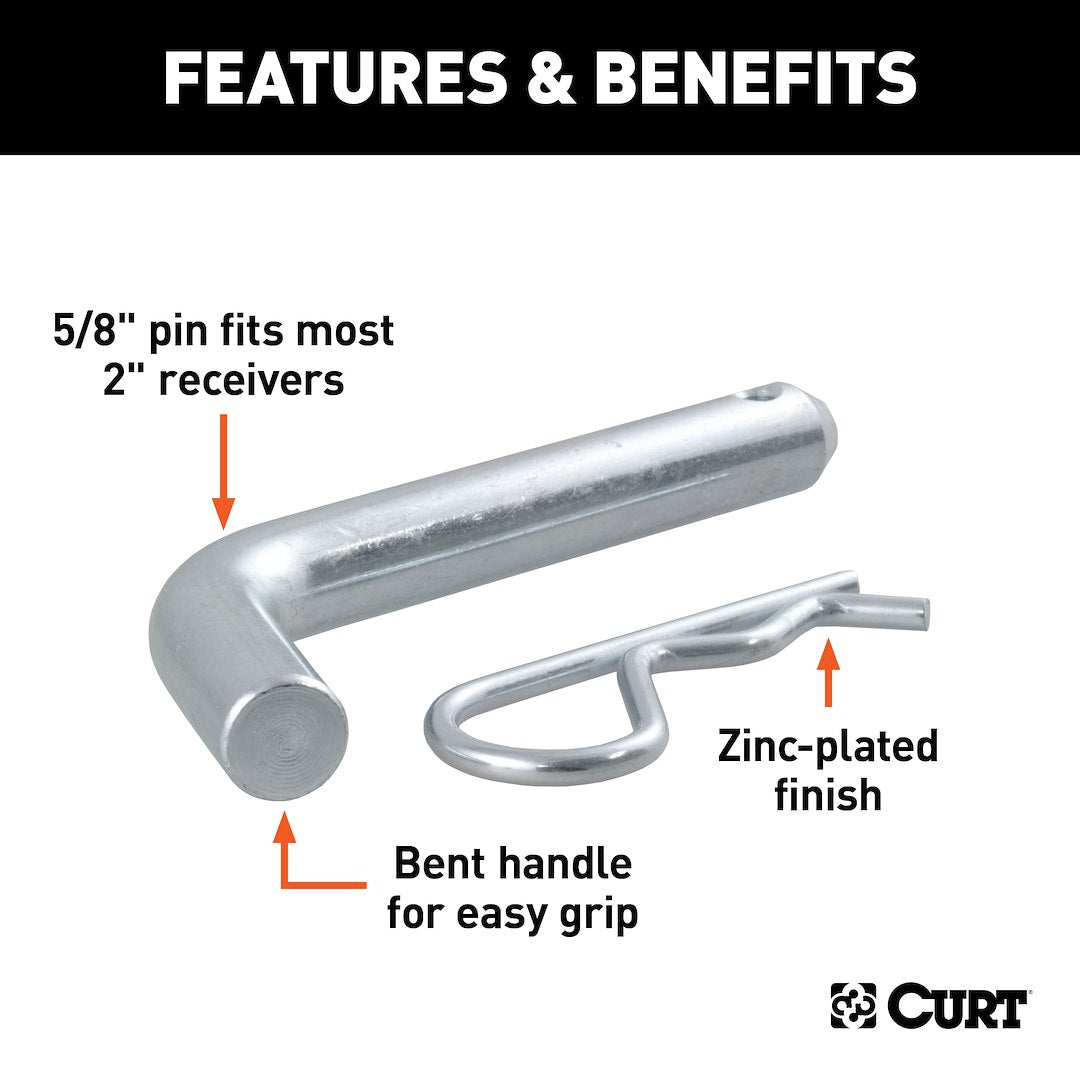 CURT Single Fully Universal 2 Inch Receiver Hitch Trailer (21500)