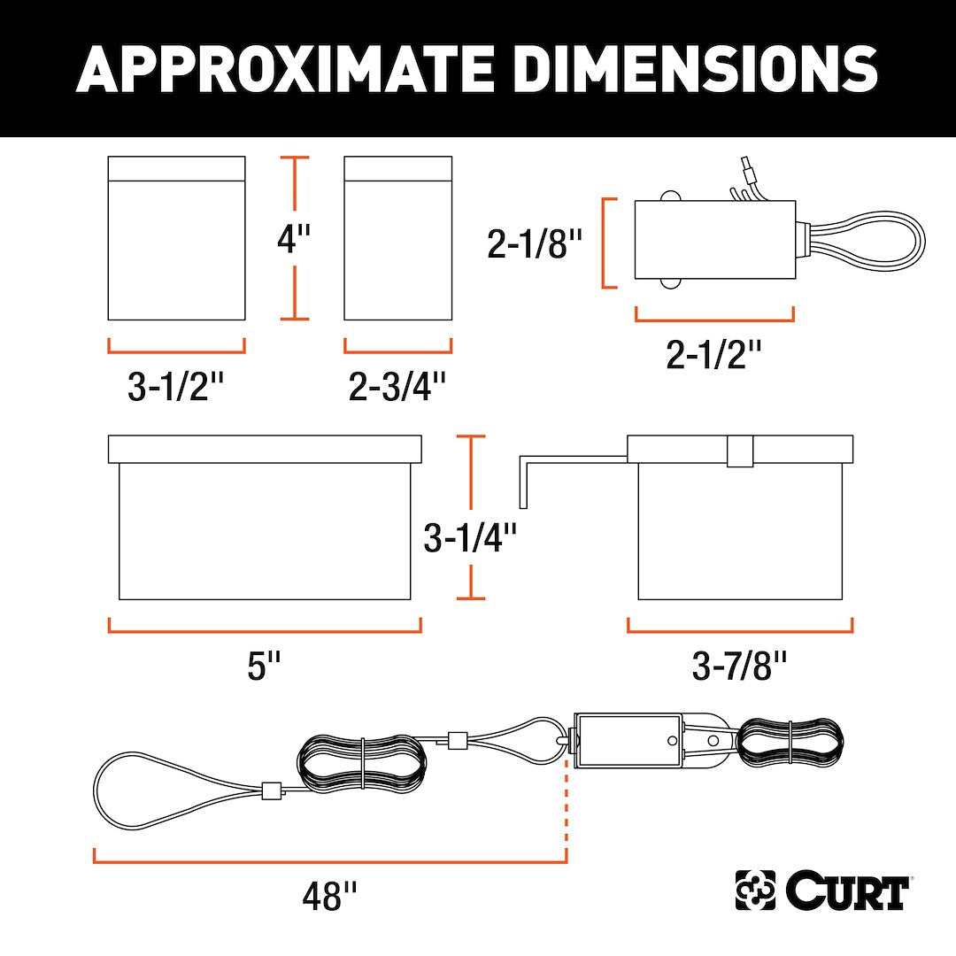 Curt 52028 Trailer Breakaway System Kit - image 6