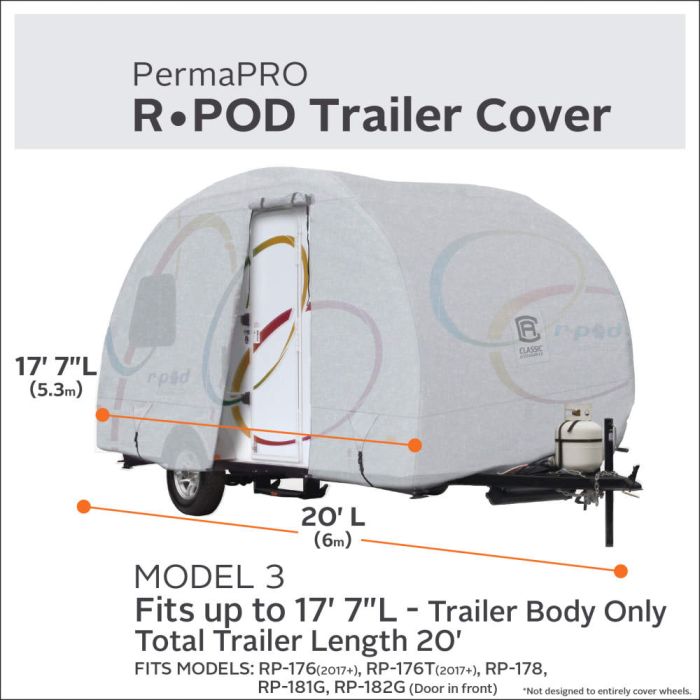 Classic Accessories 80-256-161001-00 Travel Trailer Cover - image 11