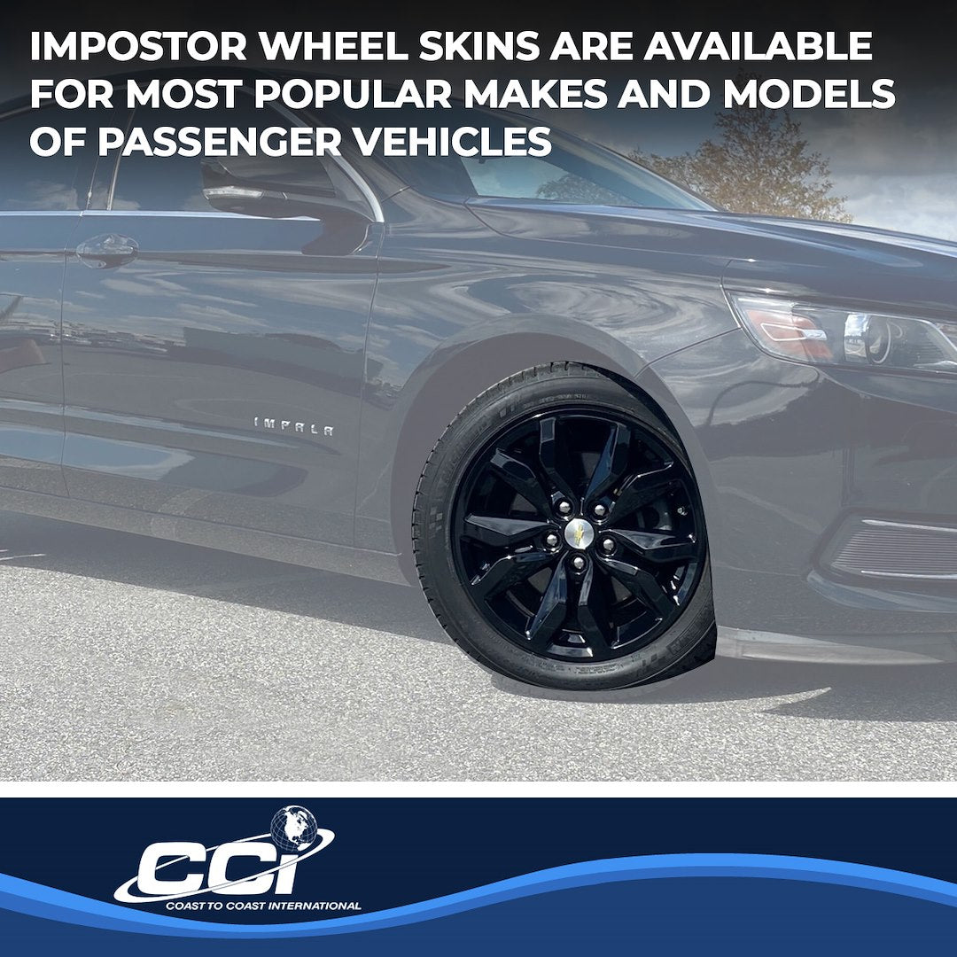 Coast To Coast IMP407BLK Black Impala Impostor Wheel Skins - image 6