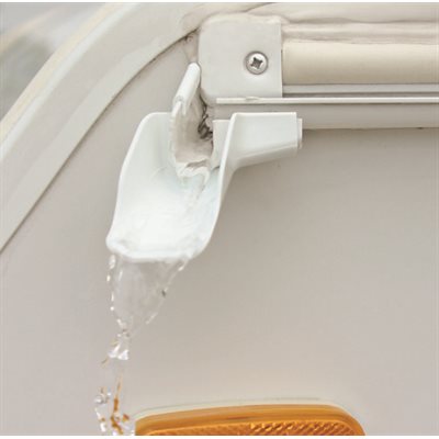 Camco Drip Rail Gutter Spout (42123) – Material: Plastic
