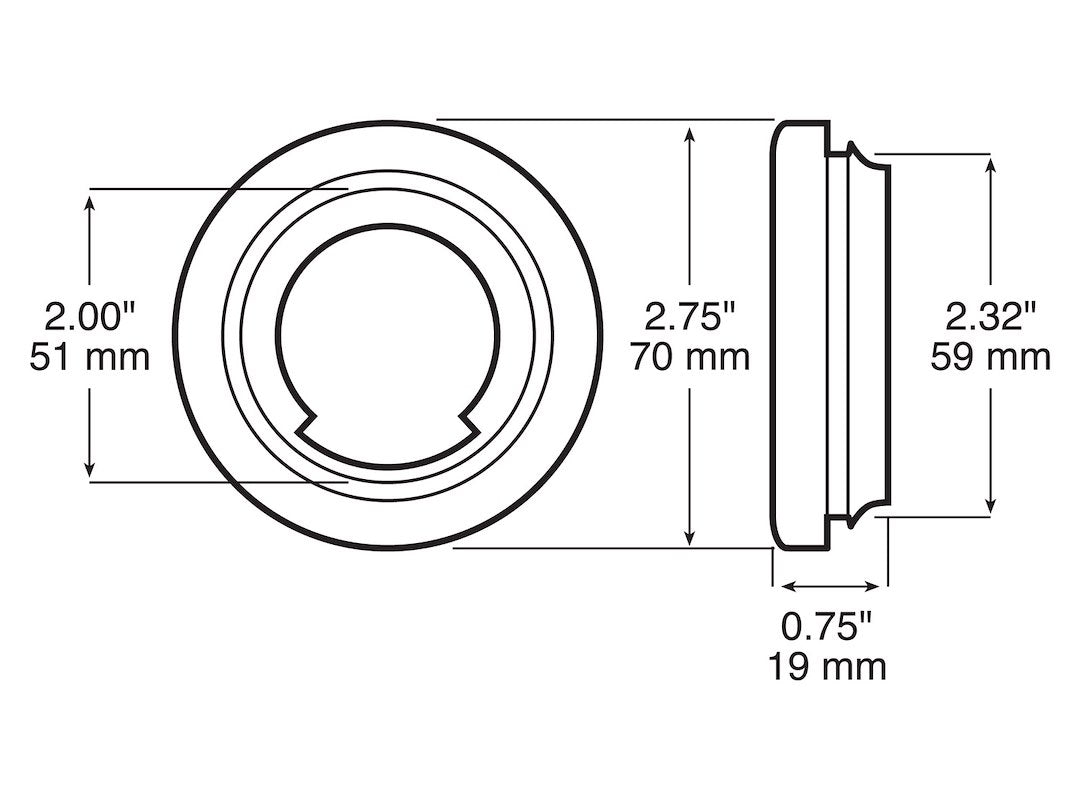 Peterson Mfg. Side Marker Light Grommet (14618K)