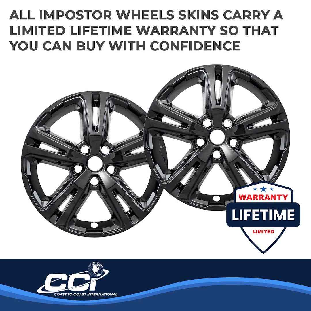 Coast To Coast IMP417BLK Black Terrain Impostor Wheel Skins