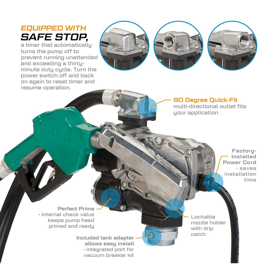 GPI 170000-03 GPRO V25 12V Fuel Transfer Pump